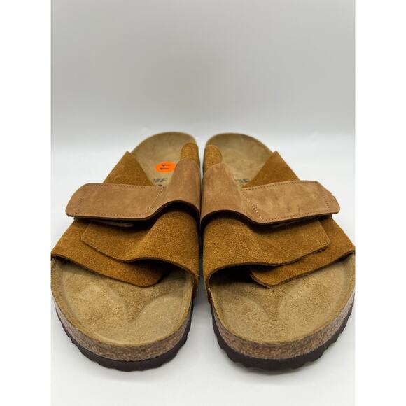 Birkenstock Kyoto Mink Nubuck Suede Leather Slides Men's Size 11 - Picture 10 of 16